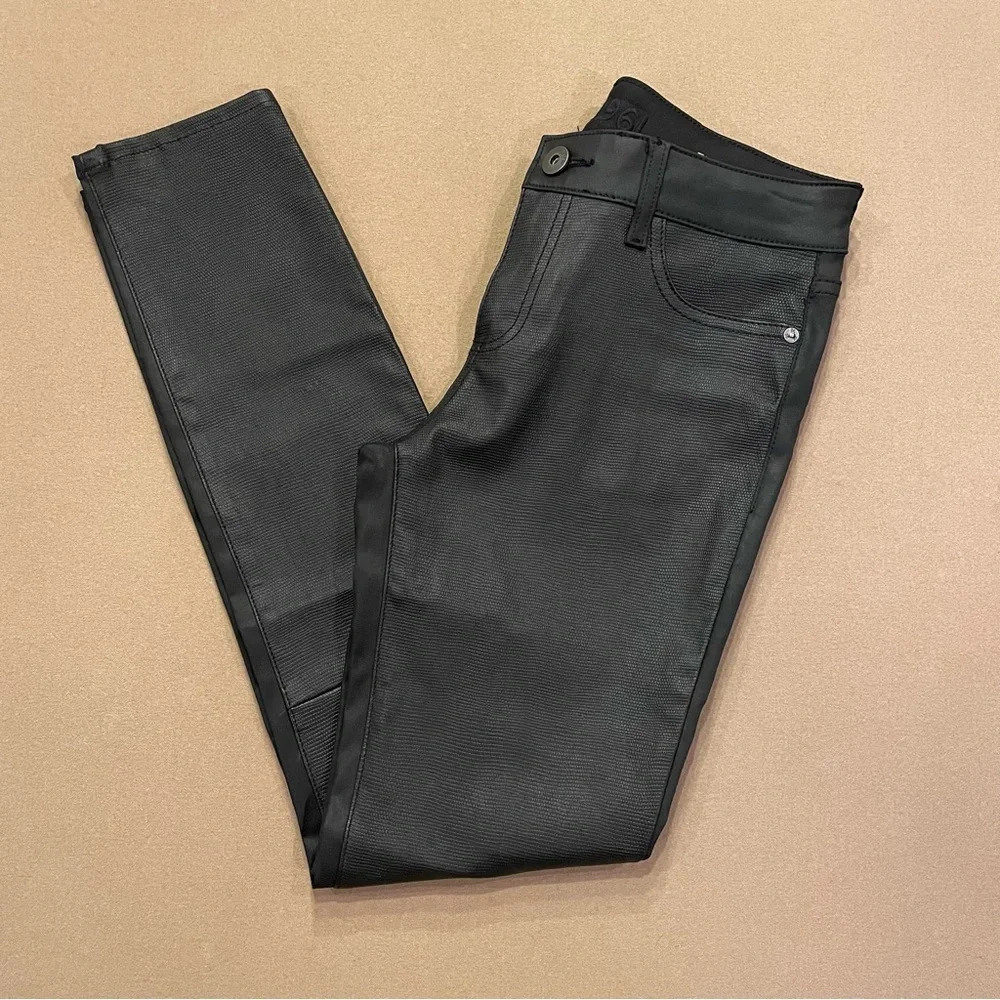 DL1961 Florence Lamb Leather Instasculpt Pants Size 28